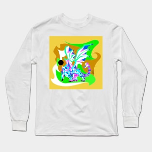 kaiju manticore ecopop monster art beast Long Sleeve T-Shirt